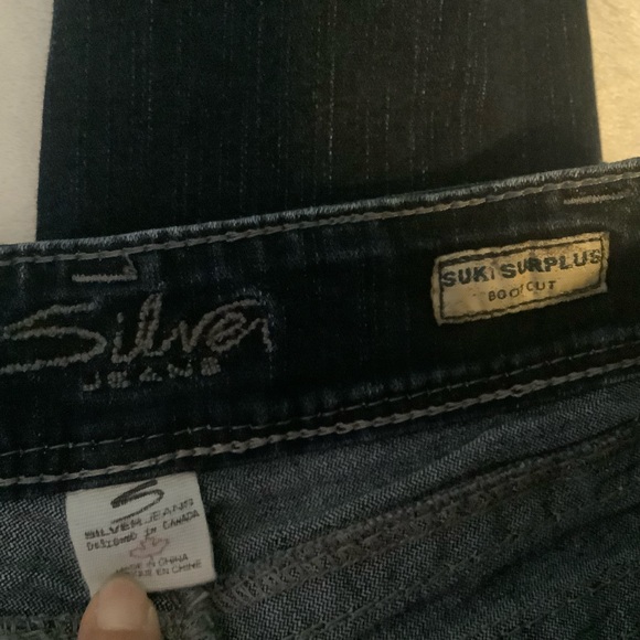 Silver Suki bootcut surplus  size W 33  X  L32 blue - Picture 6 of 11